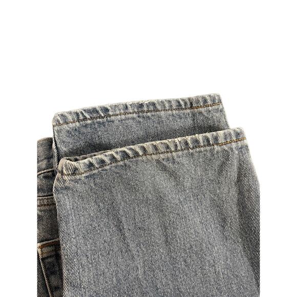 Vintage 90s Men's Light Blue Levi's 550 Straight Leg Denim Jeans 36x30 - Picture 5 of 6